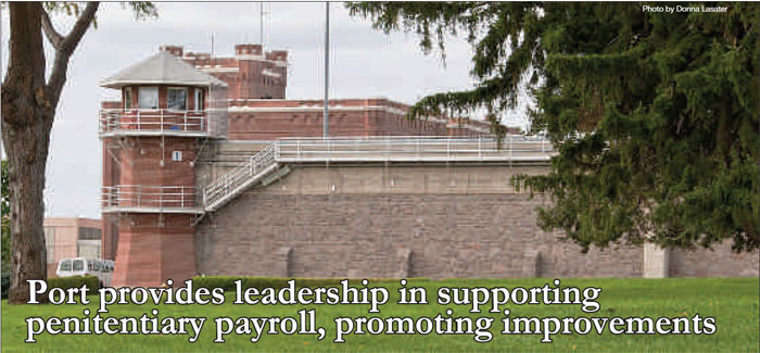 Port provides leadership in supporting penitentiary payroll, promoting improvements
