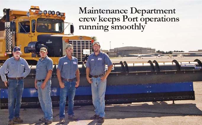 Maintenance Department crew keeps Port operations running smoothly